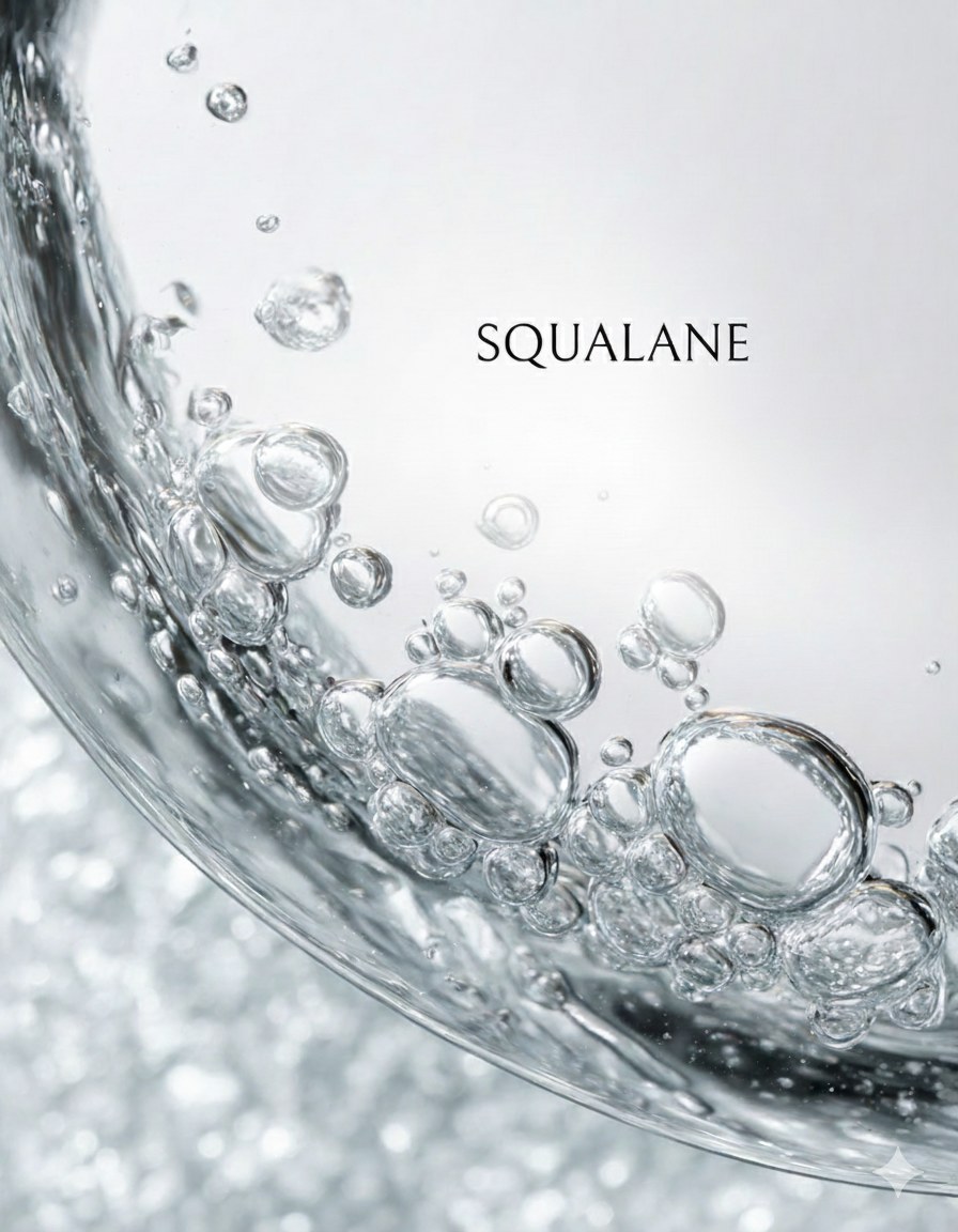 Squalane có cấu trúc tương thích lipid da, giúp khóa ẩm và bảo vệ làn da yếu.